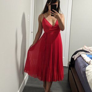 Aritzia Wilfred Beaune Dress Goji Berry S